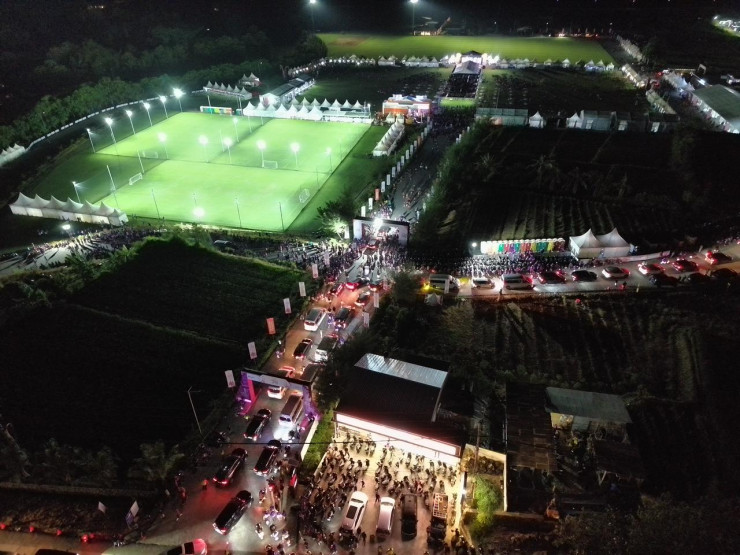 ETLE Drone Patrol Presisi Temani Langkah Runners di Kemala Run 2026