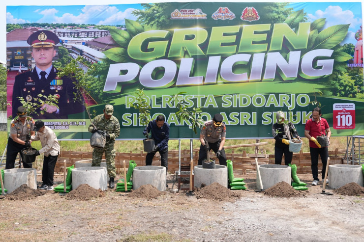 Polresta Sidoarjo Dorong Pelestarian Lingkungan Melalui Green Policing