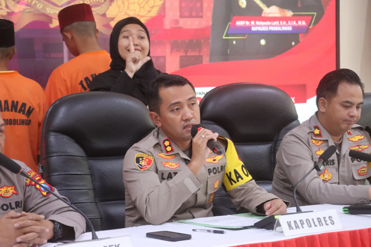 Polres Probolinggo Amankan Ayah dan Anak Tersangka Pembunuhan Maut di Sukapura
