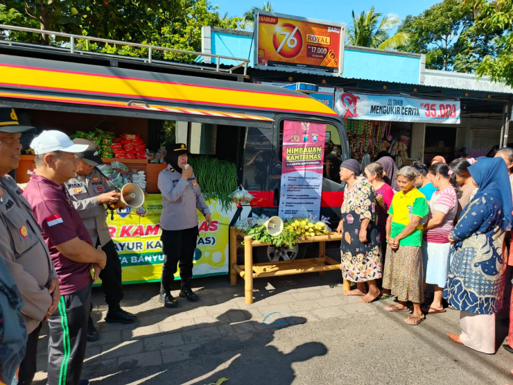 Program "Mayur Kamtibmas" Polresta Banyuwangi Sosialisasi Bahaya Judi Online dan Narkoba