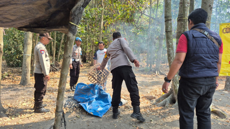 Respon Cepat Aduan Masyarakat, Polres Kediri Bongkar Arena Sabung Ayam di Plosorejo
