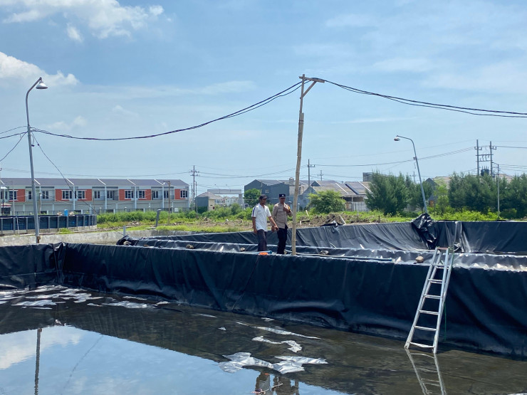 Polresta Sidoarjo | Tambak Udang Vaname di Sedati Jadi Perhatian Polisi, Guna Dukung Ketahanan Pangan Nasional