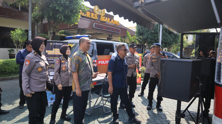 Masuk 5 Besar Nasional, Kompolnas Kunjungi Polres Malang Cek Layanan Publik