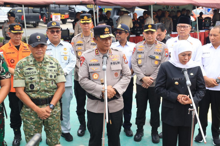 Polda Jatim Bersama Pemprov Siagakan Personel Gabungan Antisipasi Bencana Hidrometeorologi
