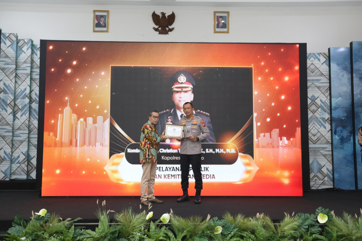 Kapolresta Sidoarjo Raih IJTI Awards 2026, Dinilai Transparan Kelola SPPG