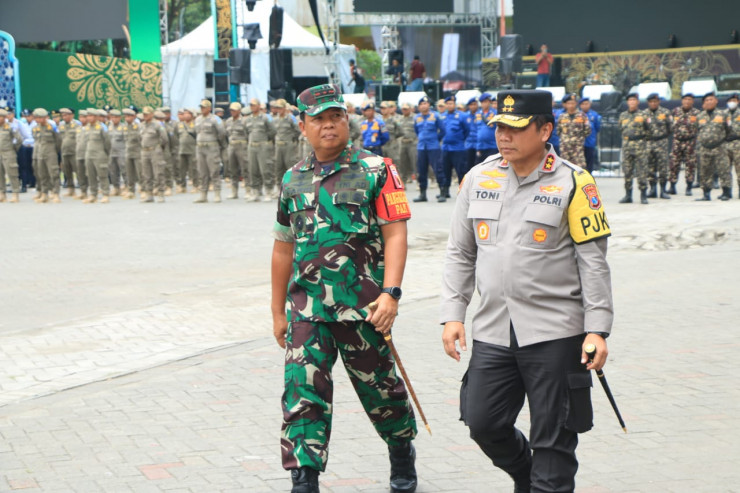 Forkopimda Jatim Gelar Pasukan Operasi Keselamatan Semeru 2023 dan Pengamanan Puncak Harlah I Abad NU