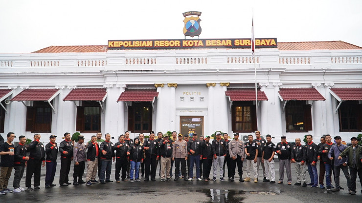 Polrestabes Surabaya Bersama IPSI Gelar Deklarasi Wani Jogo Suroboyo